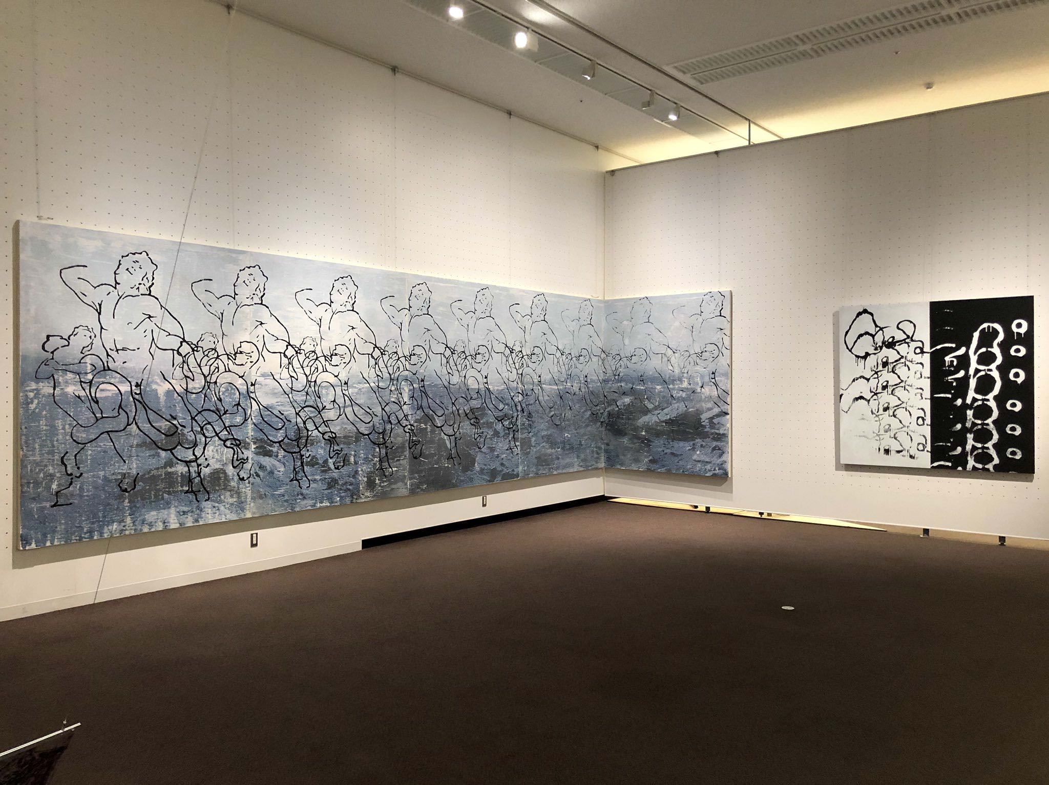 東京都美術館で開催時の「宇宙船地球号」展示風景