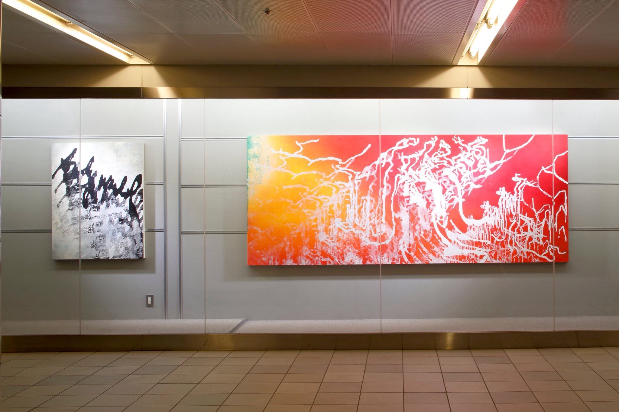 行幸通り展示風景