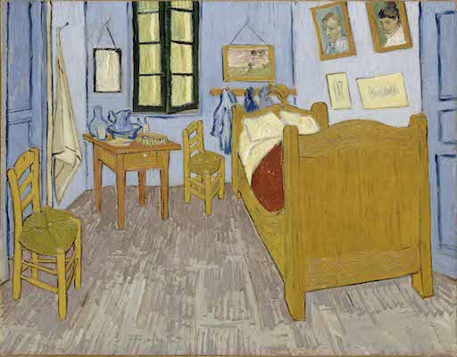 ??ィンセント・ファン・ゴッホ《アルルの寝室》 1889年 油彩、カンヴァス オルセー美術館Paris, musée d'Orsay, cédé aux musées nationaux en application du traité de pa…