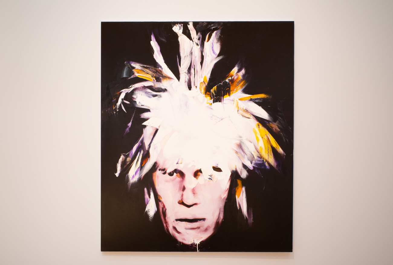 井田幸昌《Andy Warhol No.2》oil on canvas