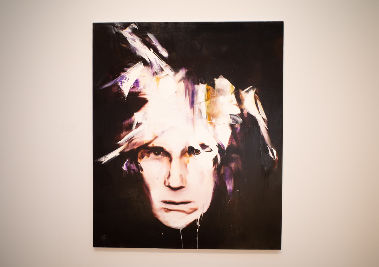 井田幸昌《Andy Warhol No.3》oil on canvas