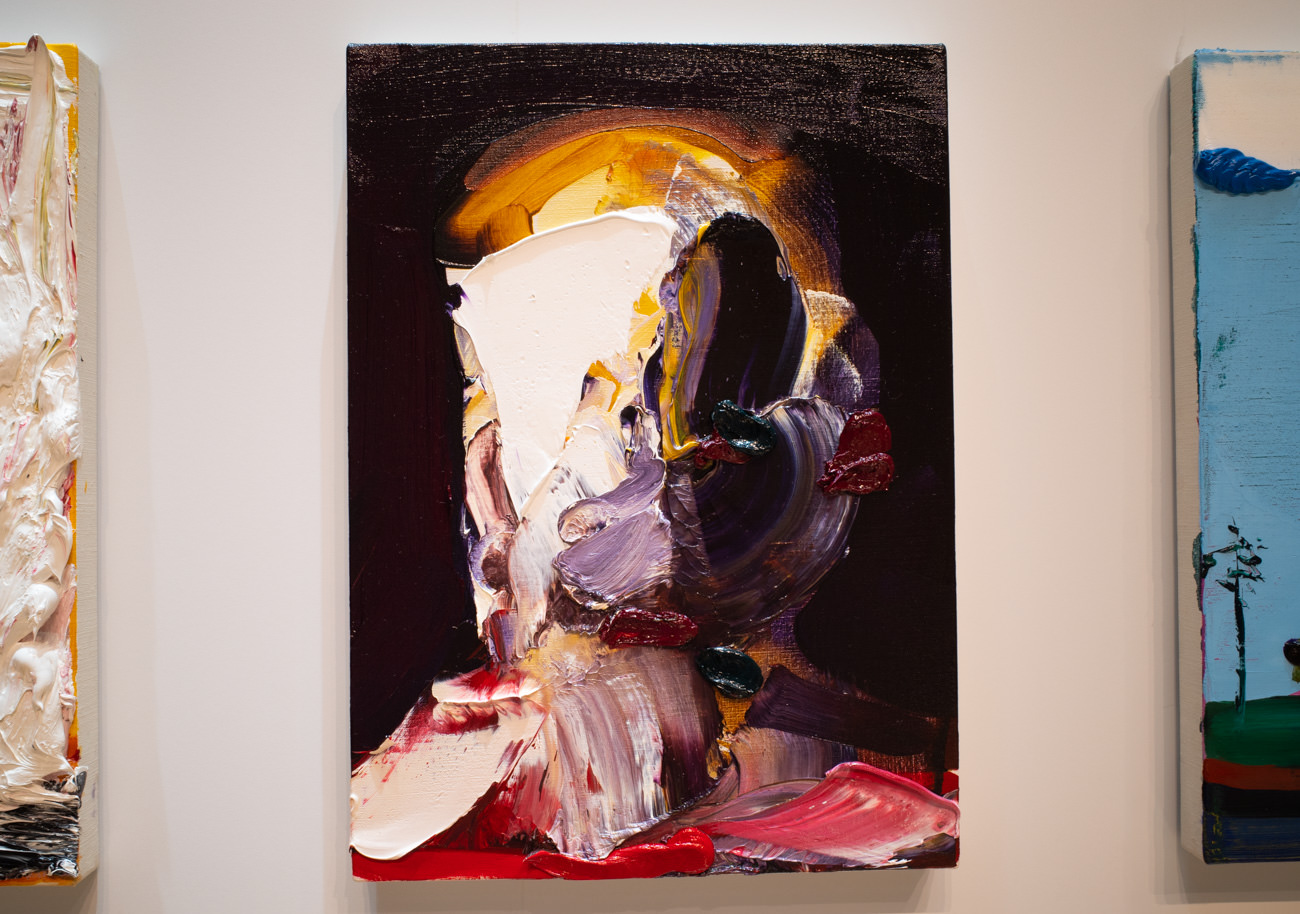 井田幸昌《End of today -5/21/2019 self portrait》 oil on canvas
