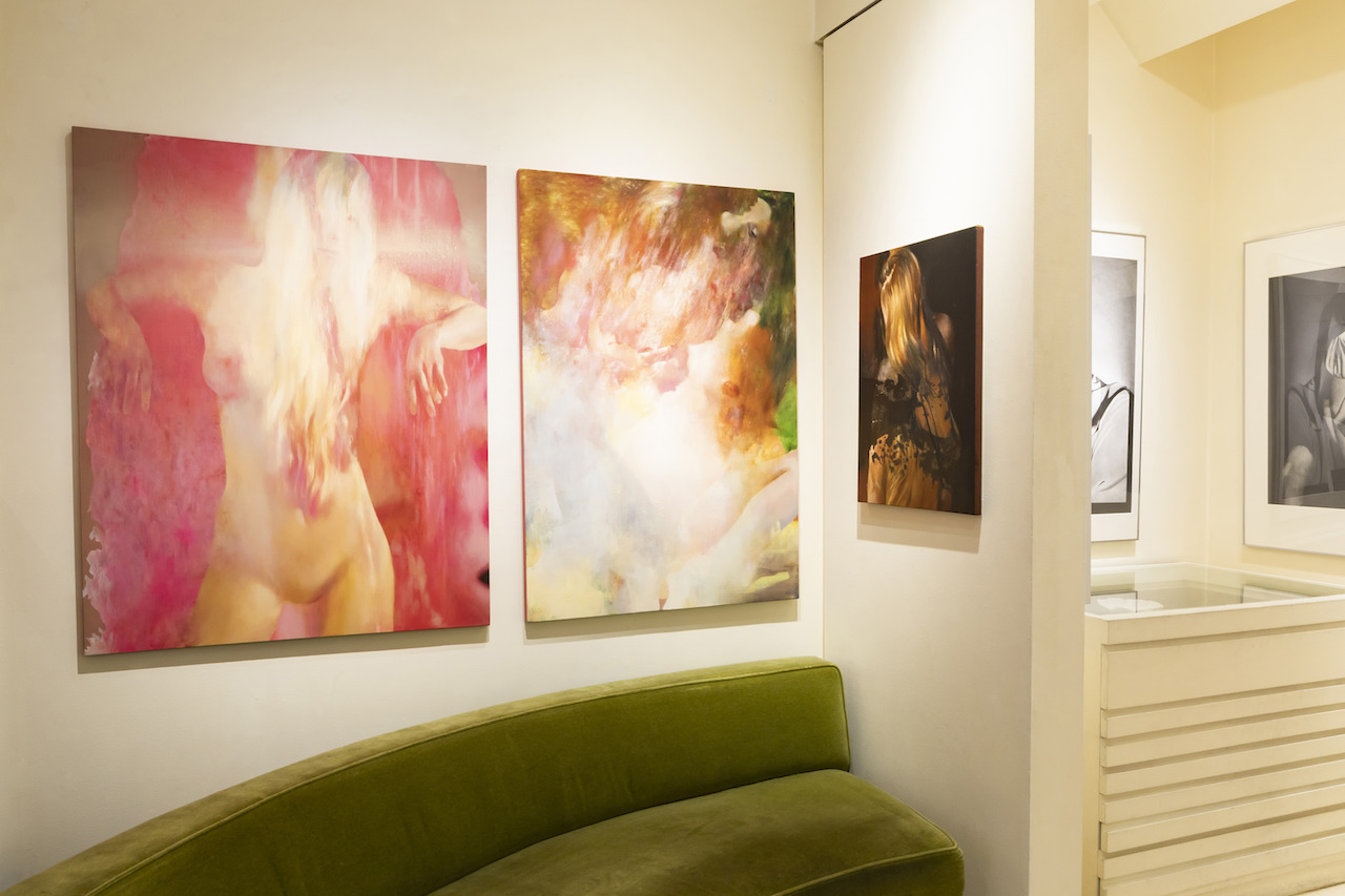興梠優護さん作品は額装無しの展示でした