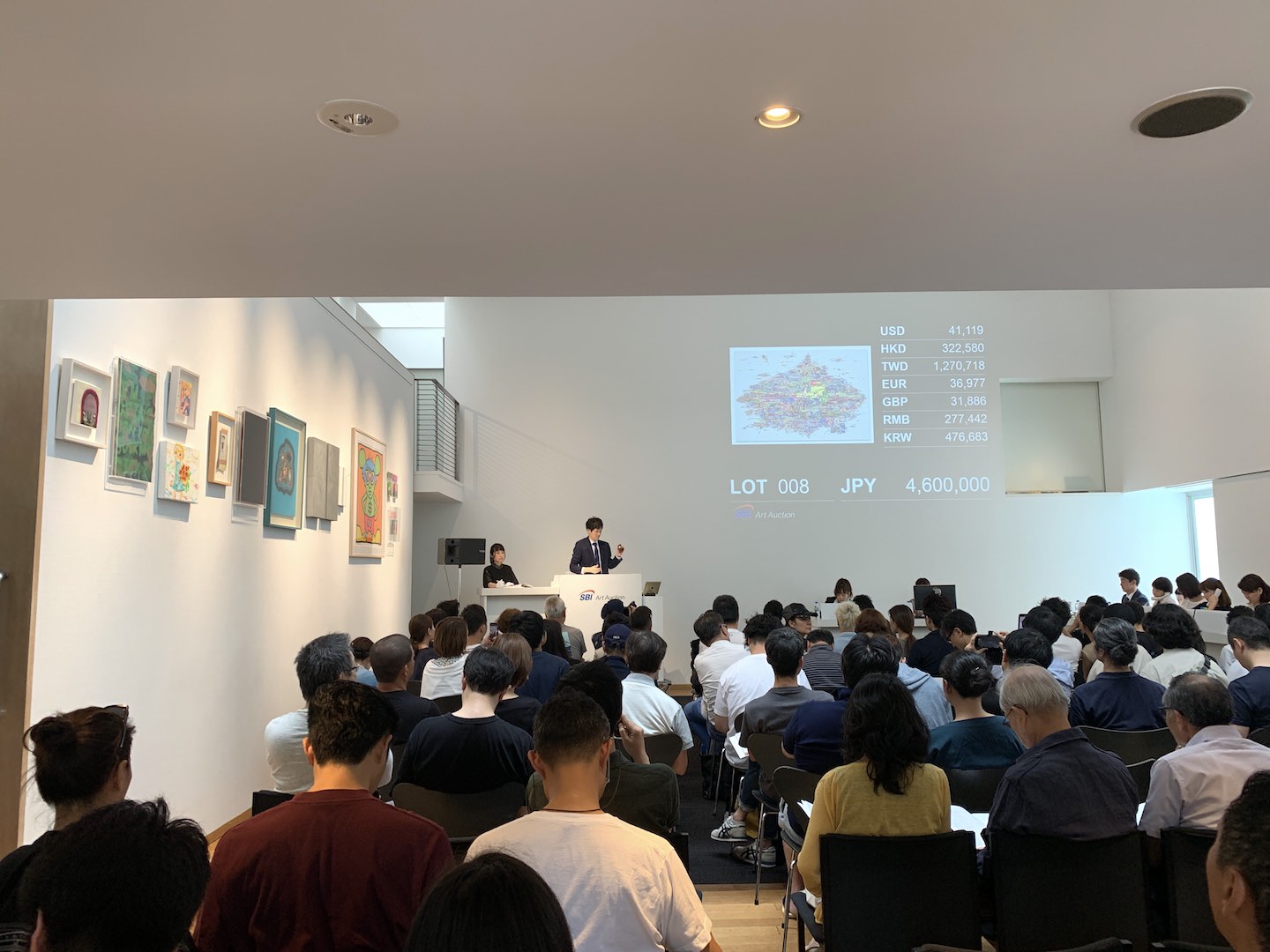 【Burart Diary】SBIアートオークションの入札会場で動く世界と、こちら側の話し