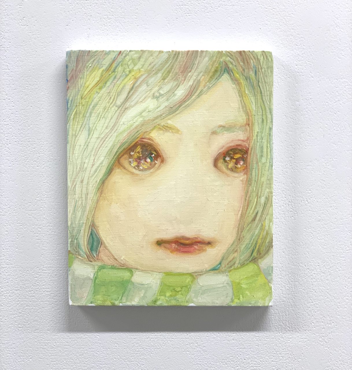 多田恋一朗 《春の眼差し》 2019 oil on canvas