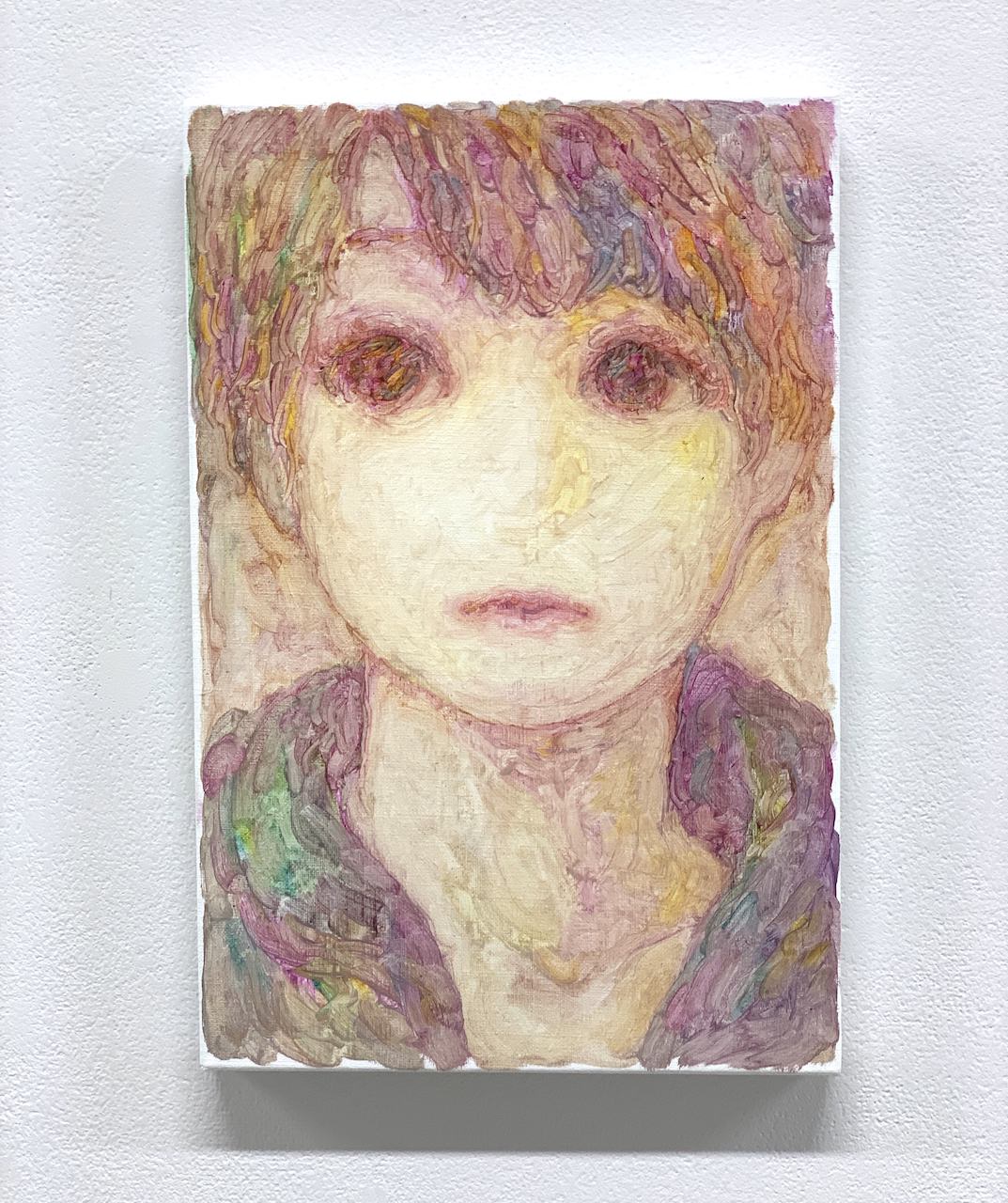 多田恋一朗 《流し目》 2019 oil on canvas