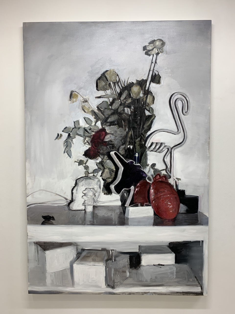 川田龍《Vanitas (Dead flower,Infinity lamp,Heart)》