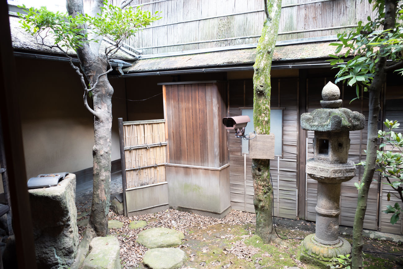 伊藤家住宅の中庭