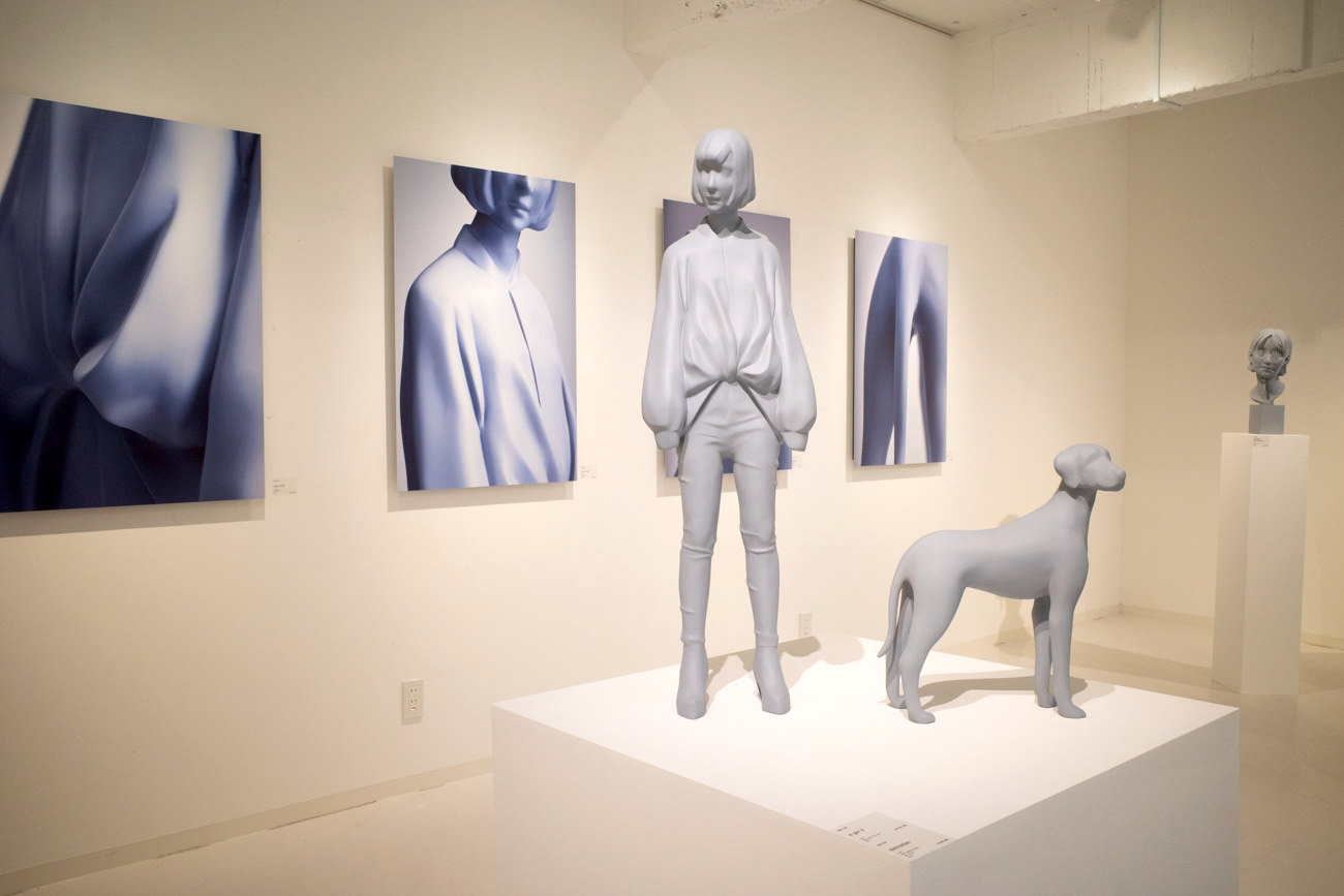 菅原玄奨さん作品展示風景