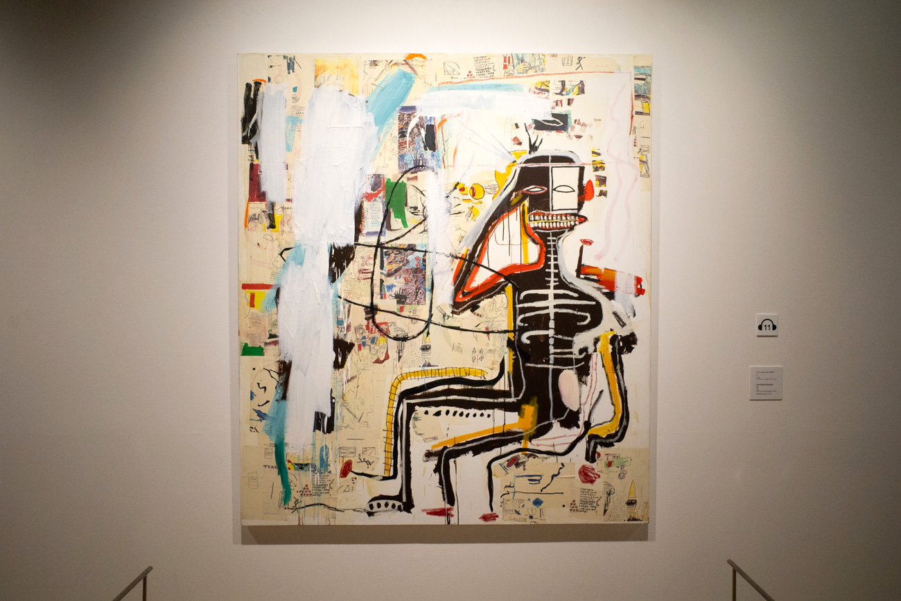Jean-Michel Basquiat《SEE》1985年