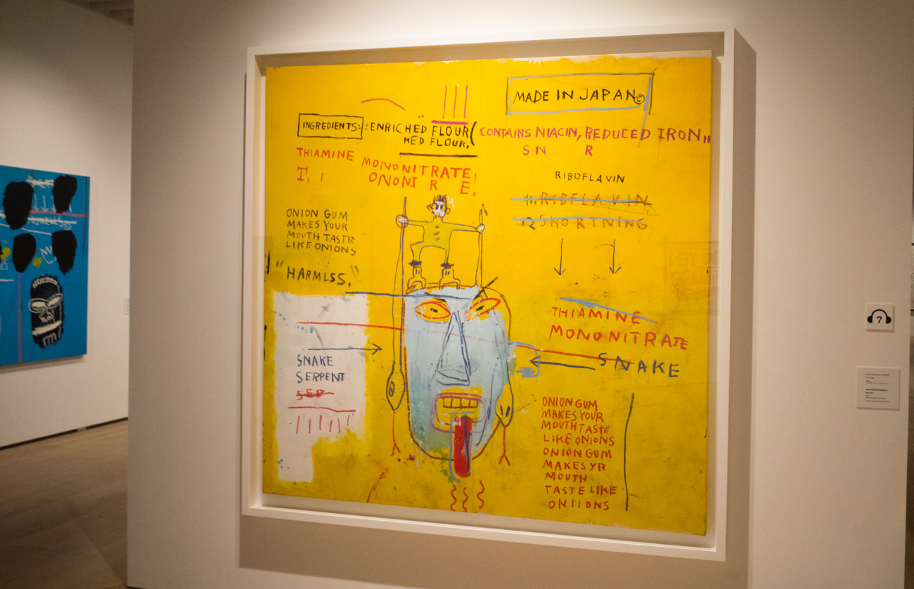 Jean-Michel Basquiat《Onion Gum》1982年
