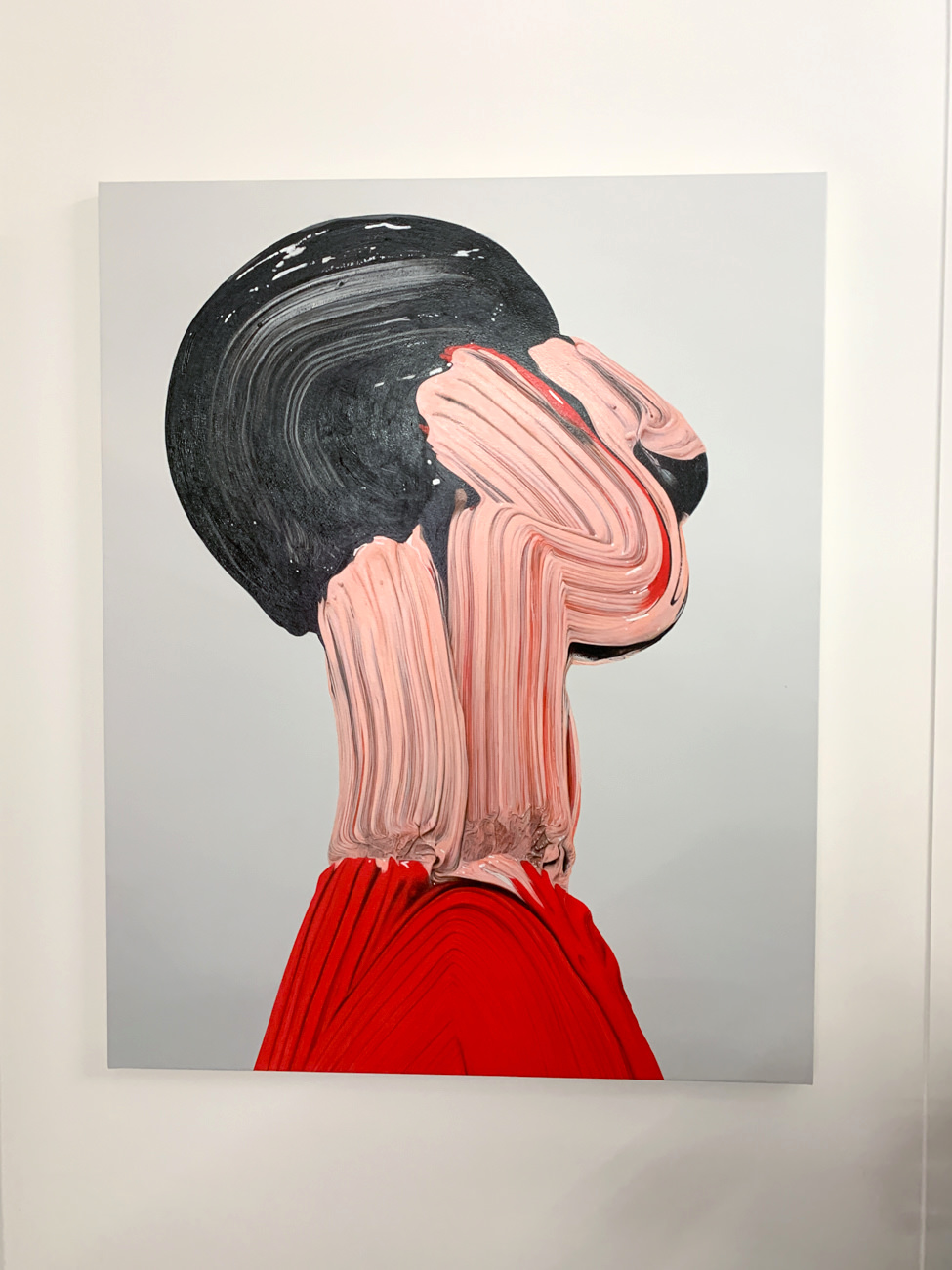 武田鉄平《絵画のための絵画024》2019年 キャンバスにアクリル絵具、油絵具、91x72.7cm