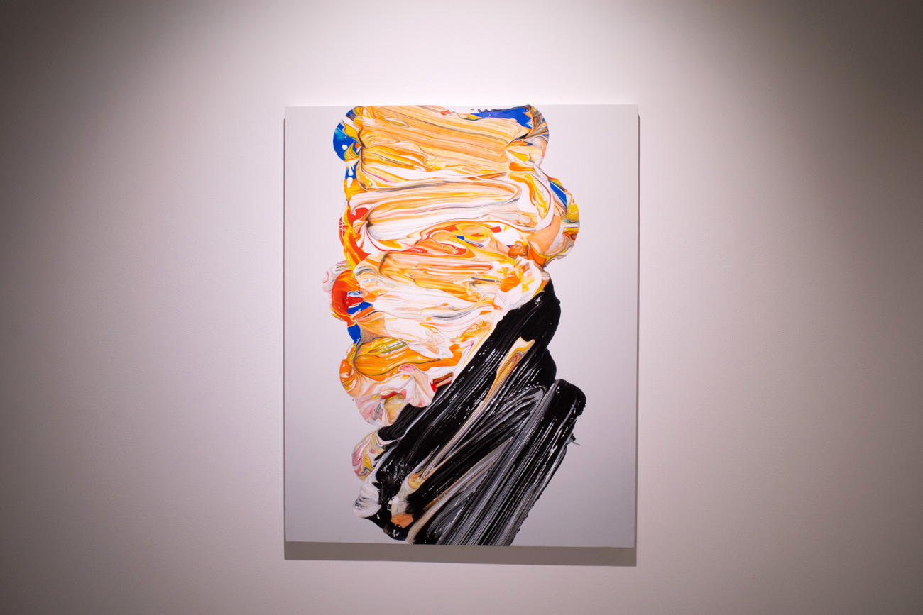 武田鉄平《絵画のための絵画028》2019年 キャンバスにアクリル絵具、油絵具、91x72.7cm