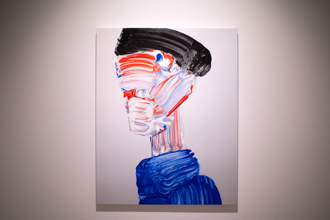 武田鉄平《絵画のための絵画023》2019年 キャンバスにアクリル絵具、油絵具、91x72.7cm