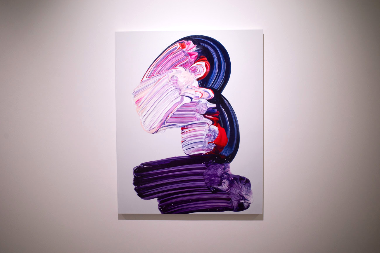 武田鉄平《絵画のための絵画025》2019年 キャンバスにアクリル絵具、油絵具、91x72.7cm