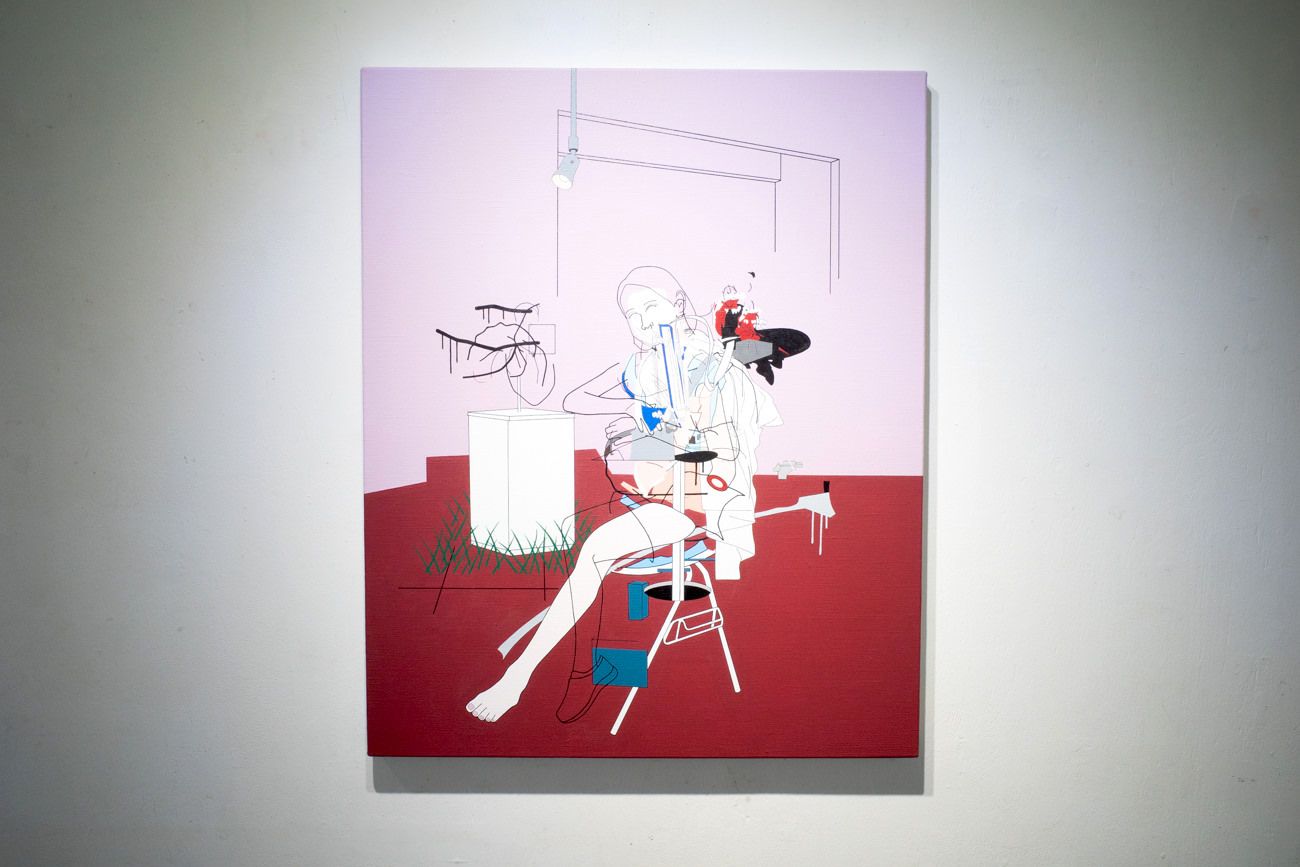 【個展】緻密なスーパーフラット絵画〜山本直輝「トカレフ、あります？」THE blank GALLERY