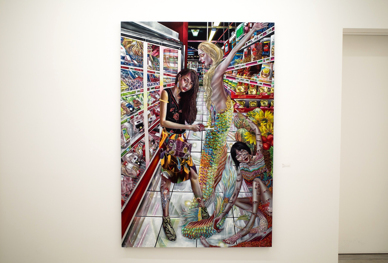 谷原菜摘子《審判》 194cm×130cm 2019年