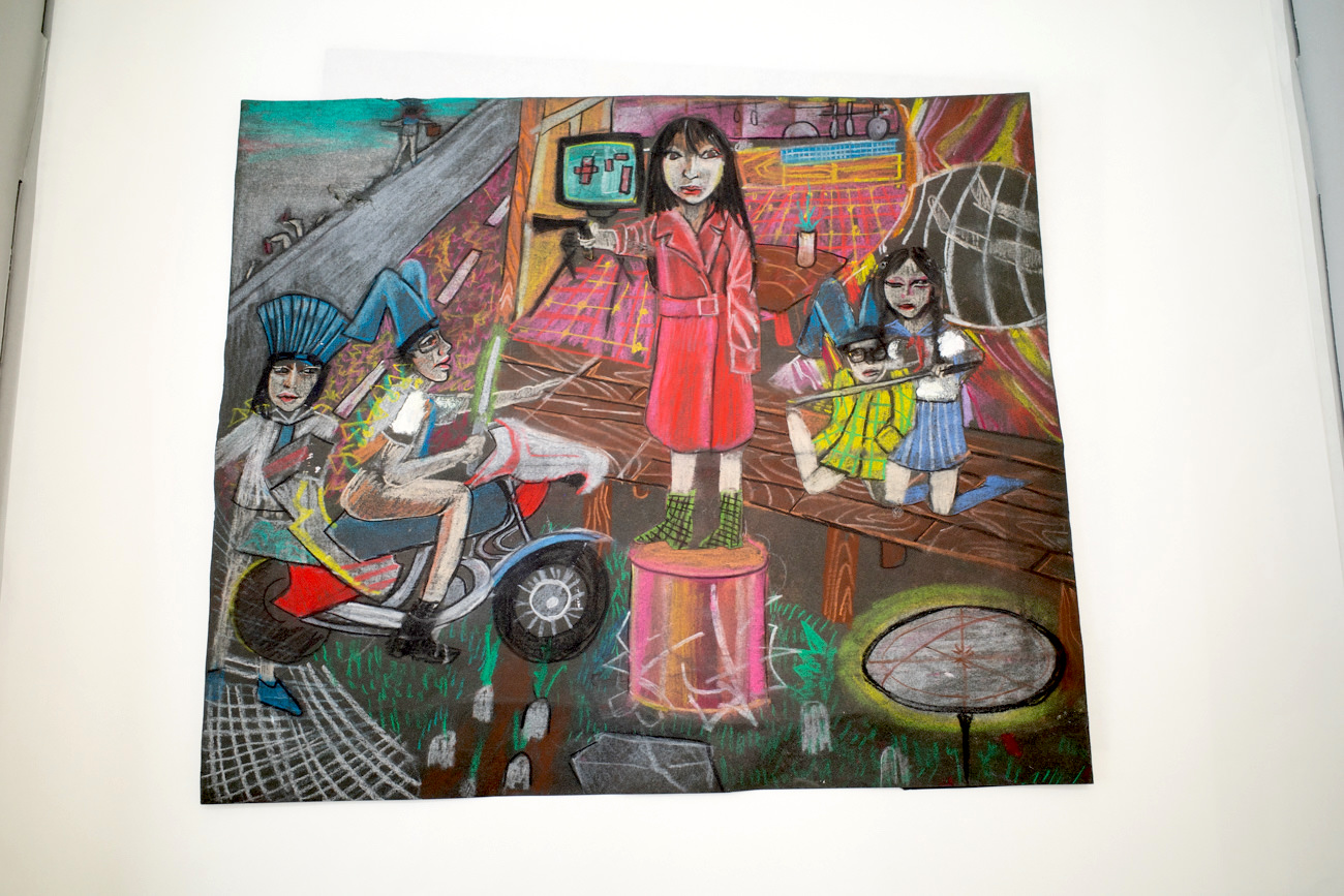 谷原菜摘子《まつろわぬもの 3》27.2 x 32cm 紙にパステル