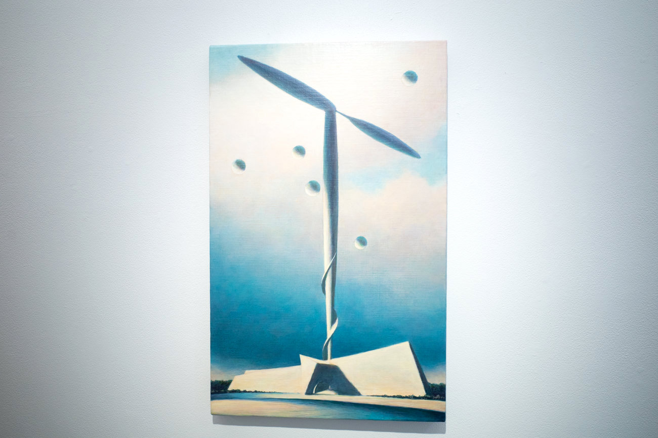野又穫《Torch-2》2015年 53×33.3 @60