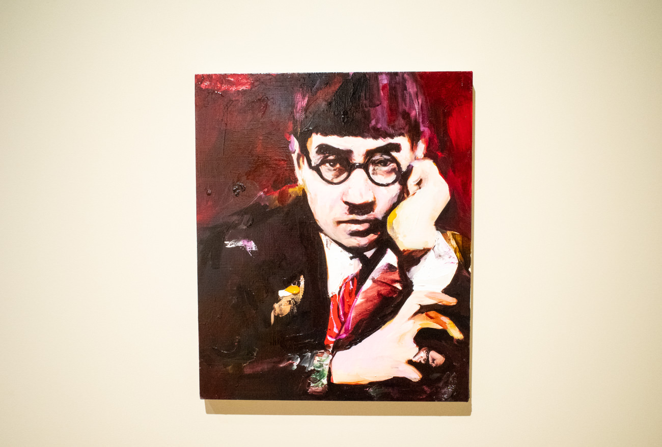 井田幸昌《Foujita》Oil on canvas 2019年 45.5×38.0cm（F8）@103