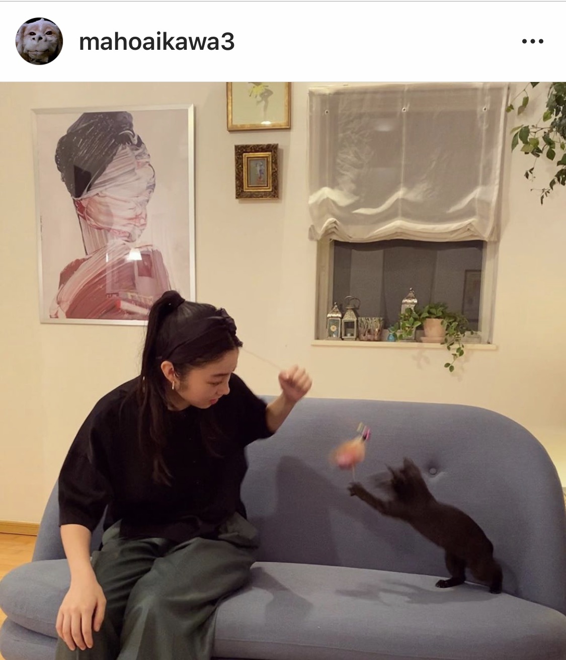 相川茉穂さんの部屋にも飾ってありました〜公式Instagramより