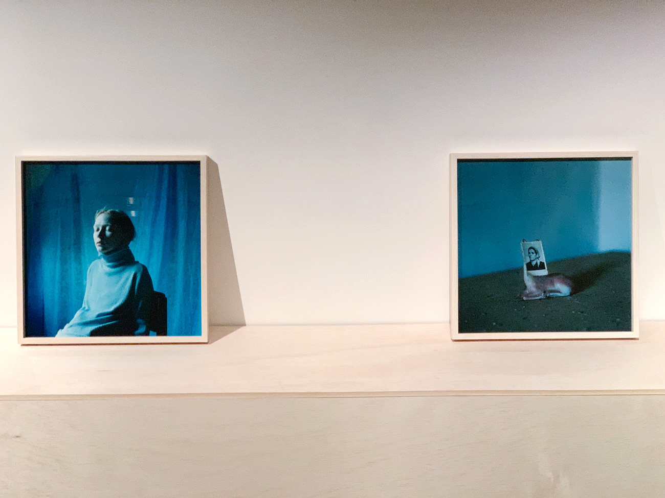 山元彩香《Untitled #141》2014/2018年、《Untitled #190》2016/2018年 30cm×30cm Edition各10@8