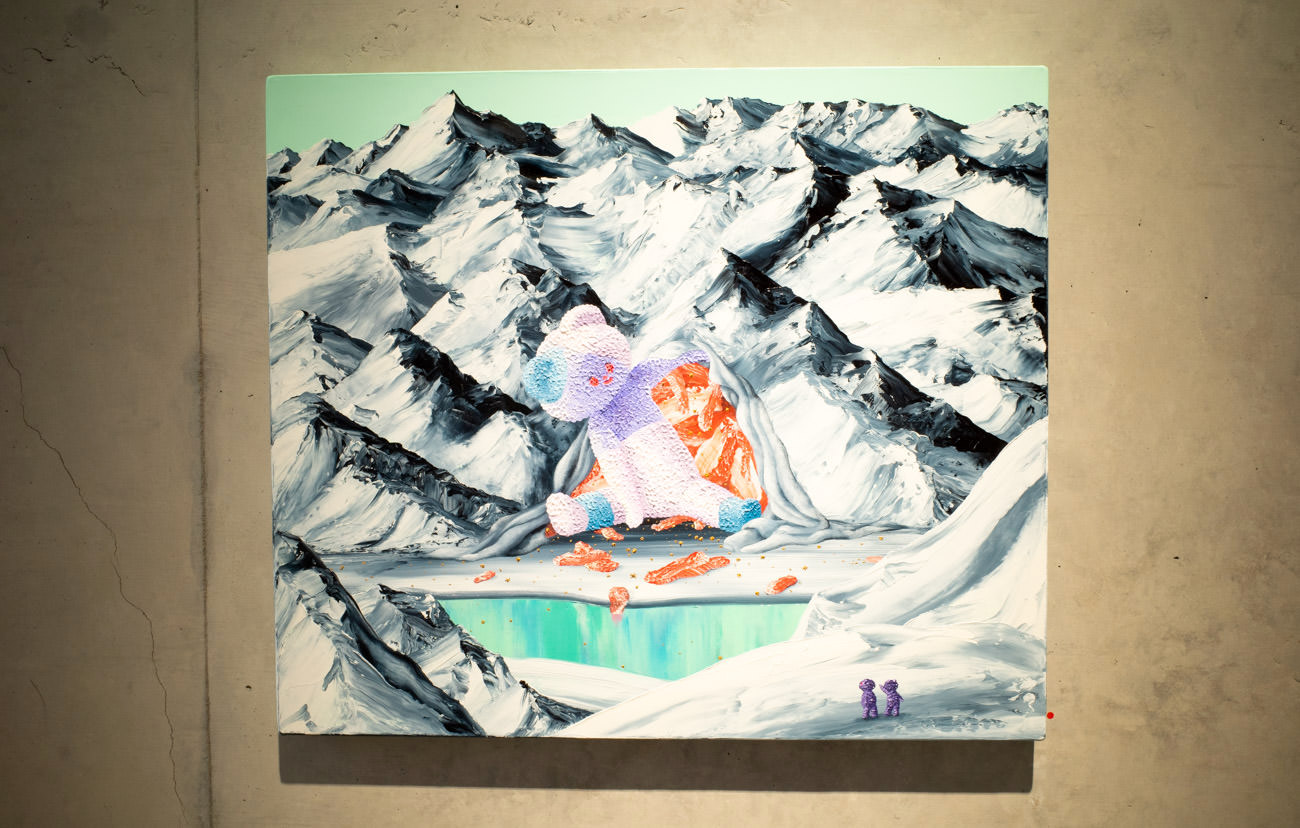 江口綾音《The internal organs of the mountain》2018年