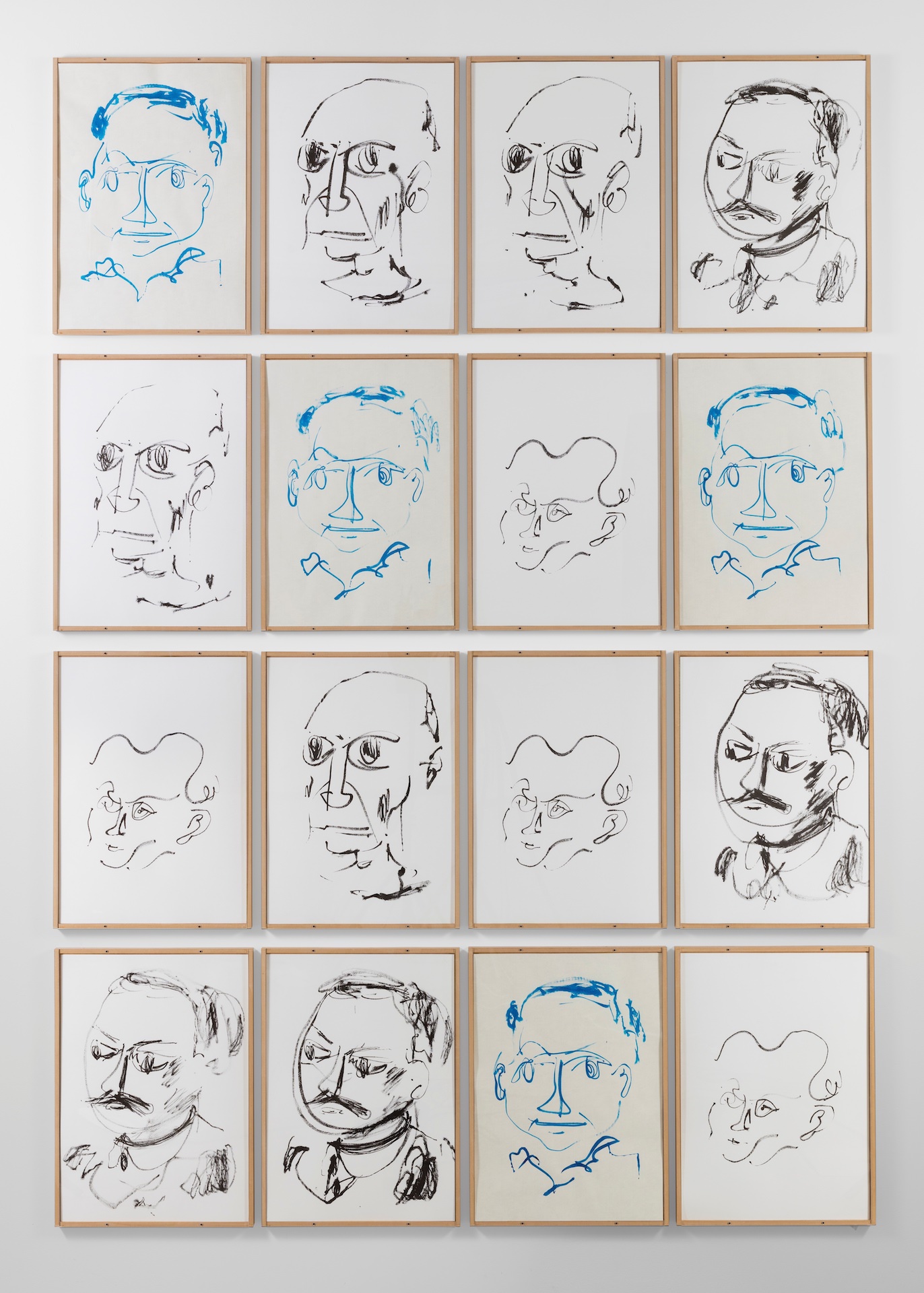岡﨑乾二郎《Physiognomy》 2016年 インク、紙 株式会社タグチプロジェクツ蔵