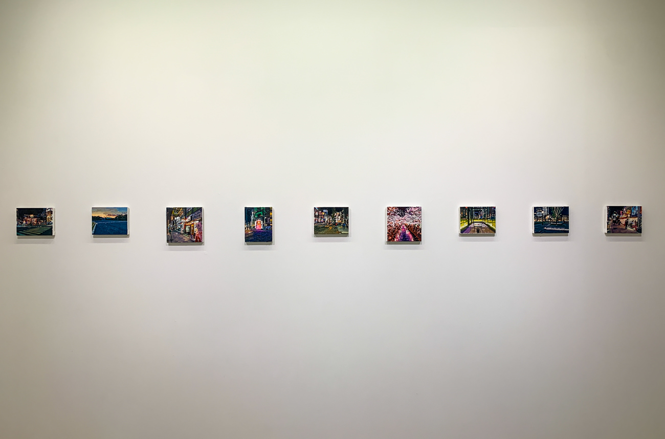 小作品の展示風景