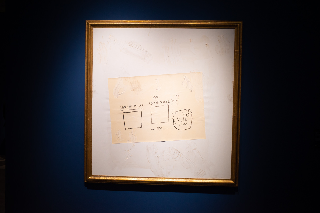 Jean-Michel Basquiat, Feng Yao, 1983, acrylic, oilstick and paper collage on canvas, 160 x 149.9 cm