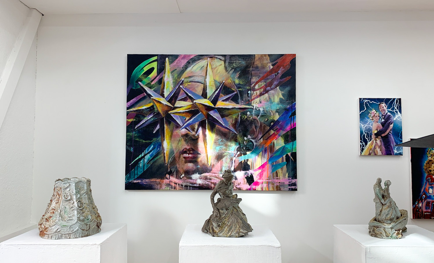 熊野海さん展示風景