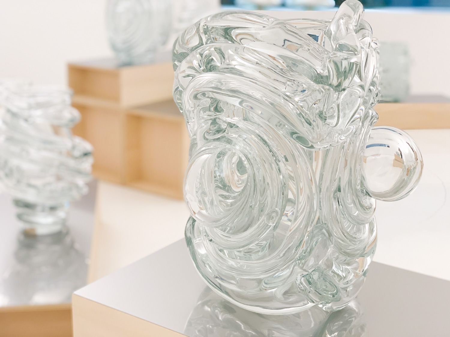 三嶋りつ惠≪AMON≫ 2019年 glass 45.5x37cm