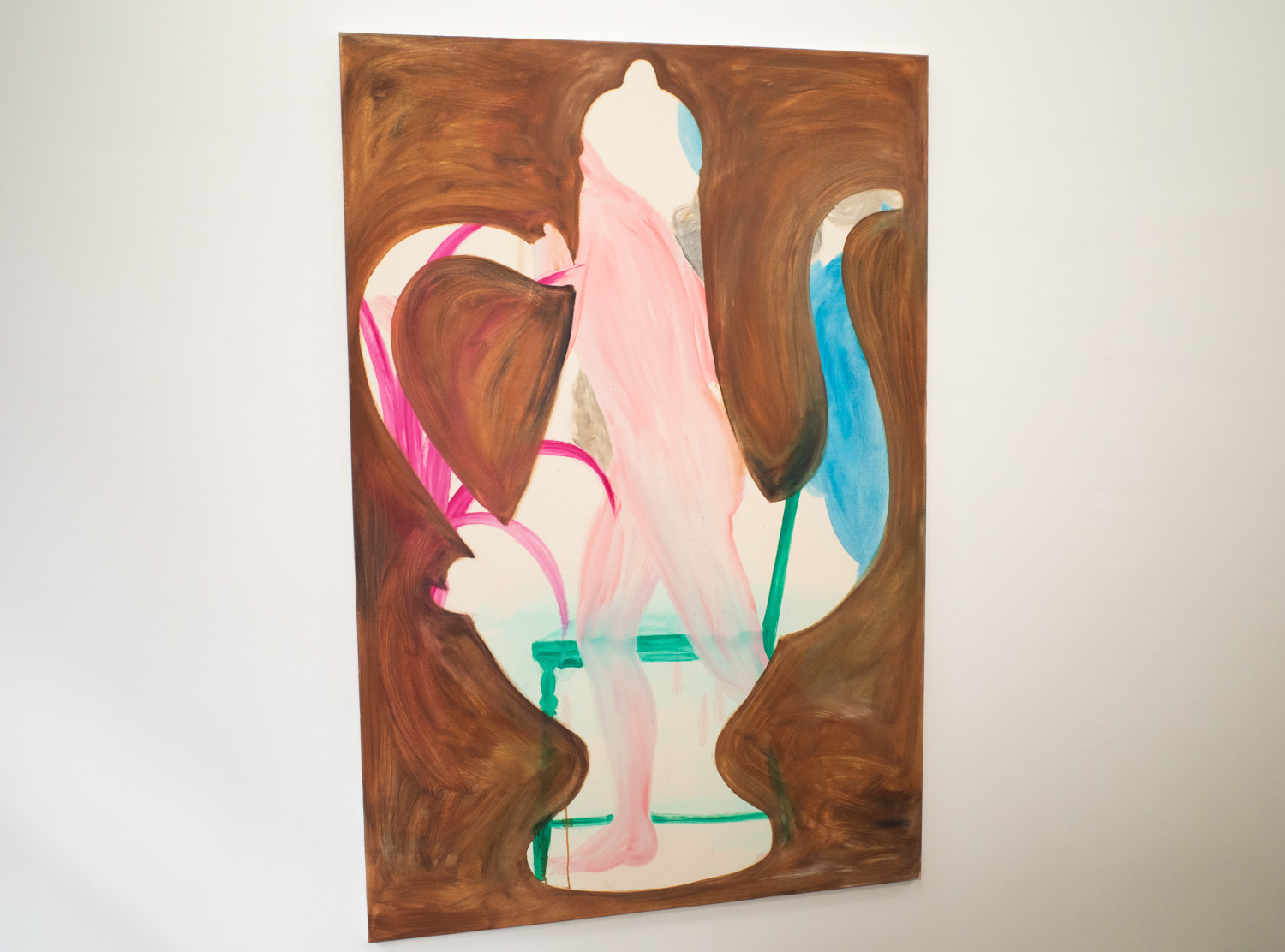 長谷川繁 ≪untitled≫ 2004年 oil on cotton 180x120cm
