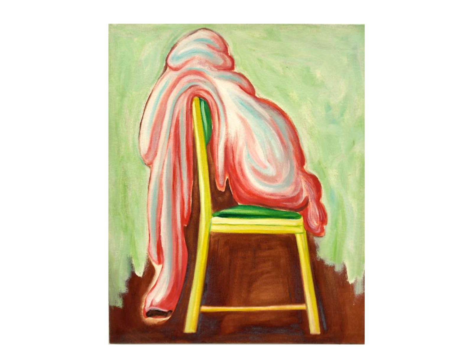 長谷川繁 ≪untitled≫ 2004年 oil on cotton 65x53.2cm