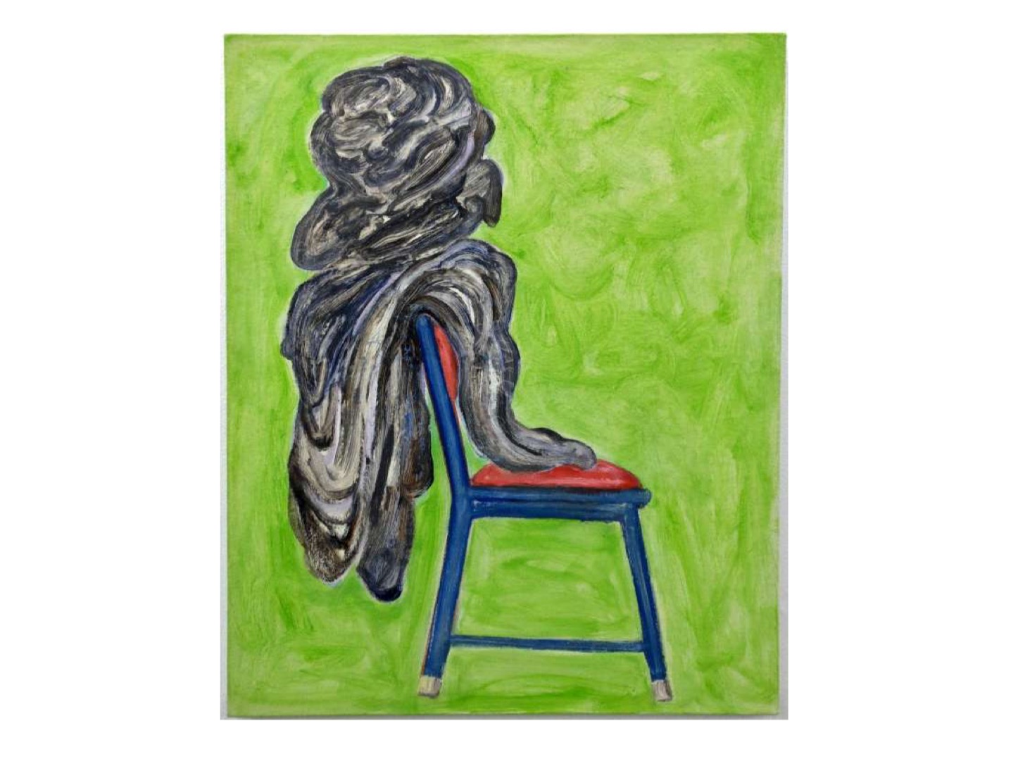 長谷川繁 ≪untitled≫ 2004年 oil on cotton 65.5x53.5cm