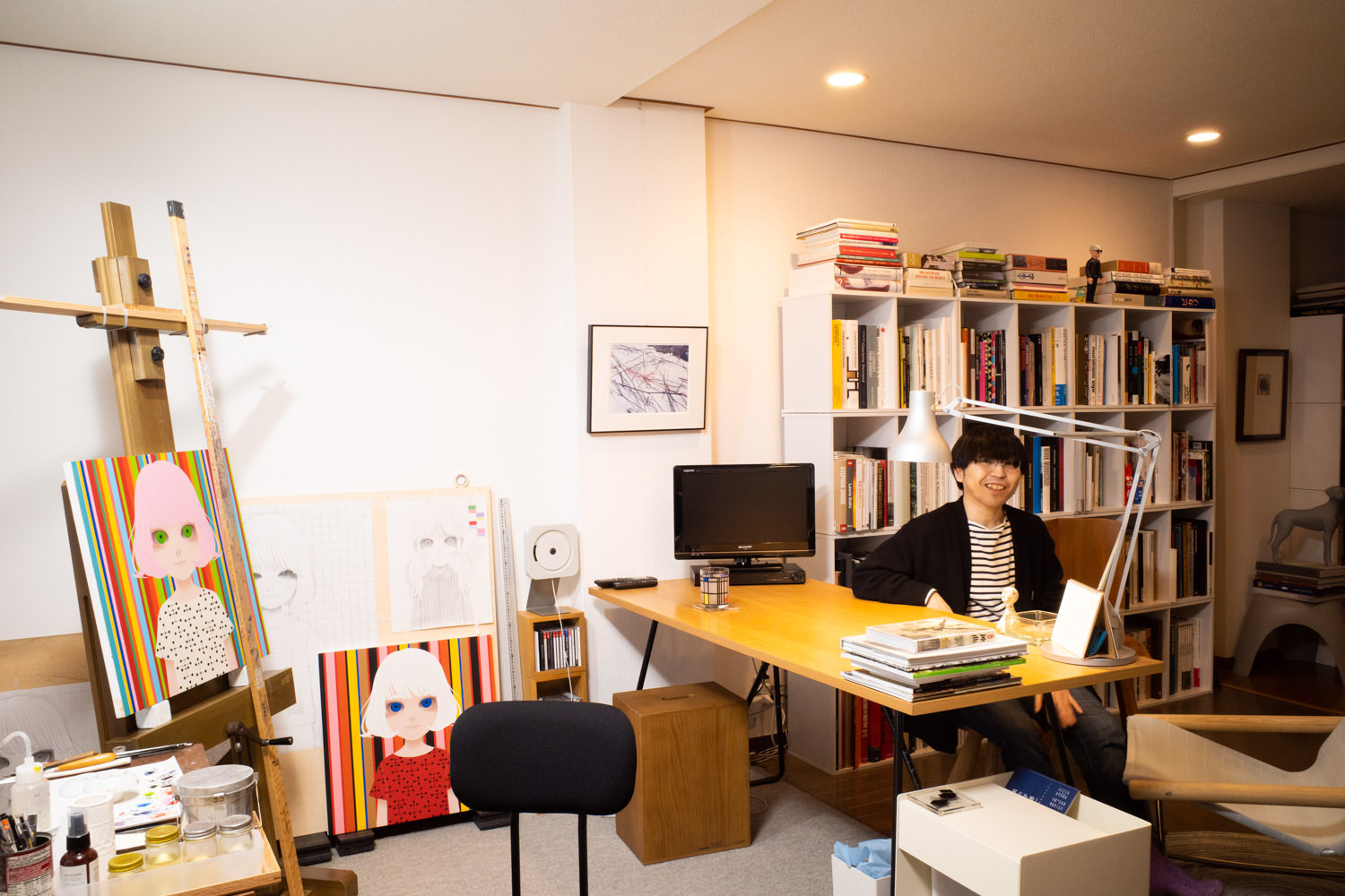 【アトリエ訪問】ストイックに美術を掘り下げる画家・山田航平さんのアトリエに訪問