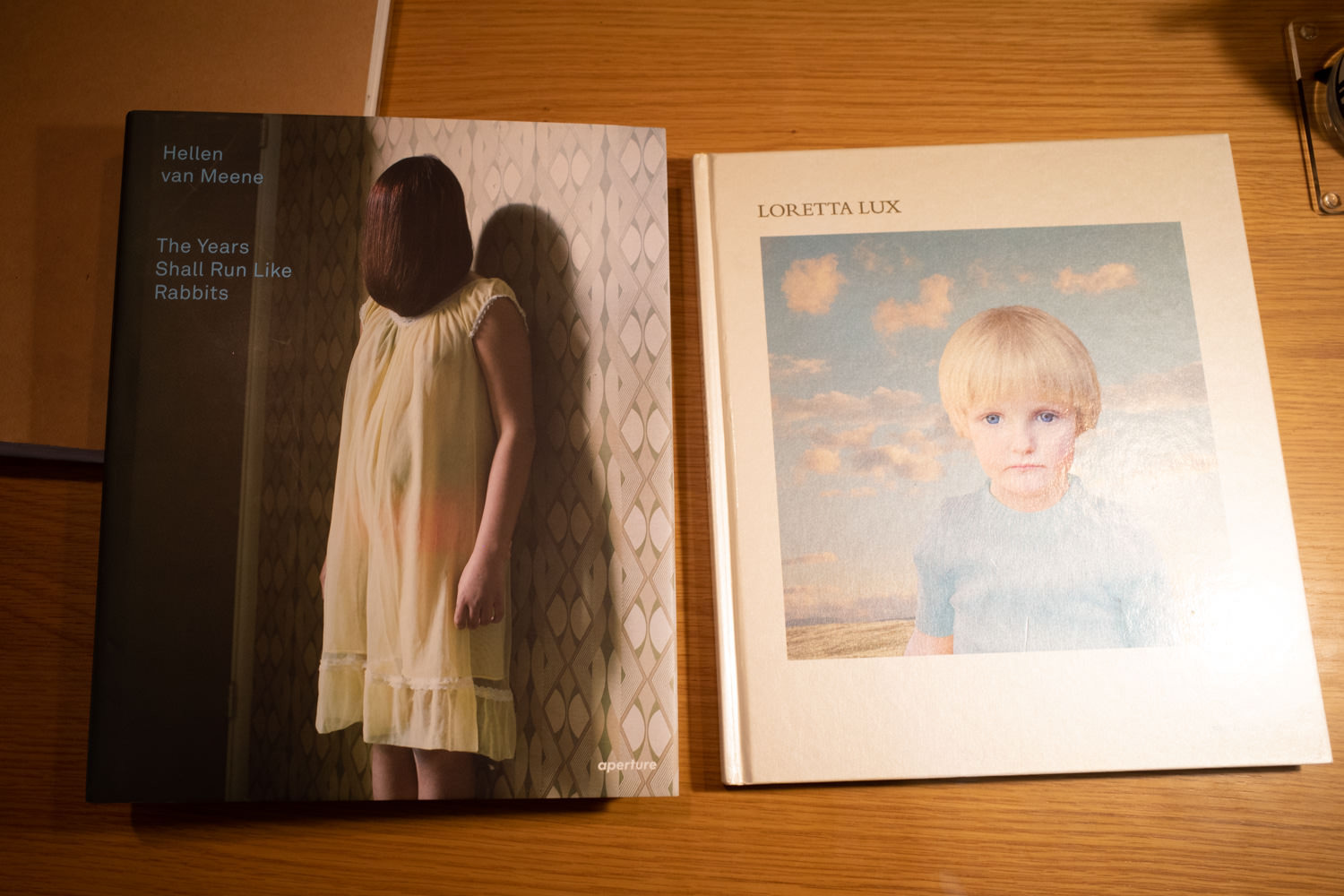 左:ヘレン・ファン・ミーネ(Hellen van Meene) 右:ロレッタ・ラックス(LORETTA LUX )には、大きな影響を受けたそうです。