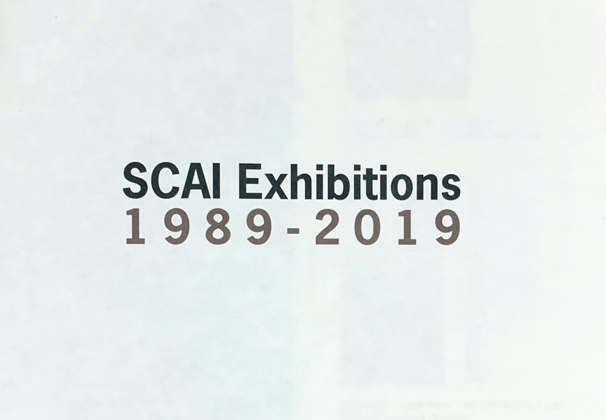 【30周年記念】「SCAI Exhibitions 1989-2019」ブックレットが熱い！