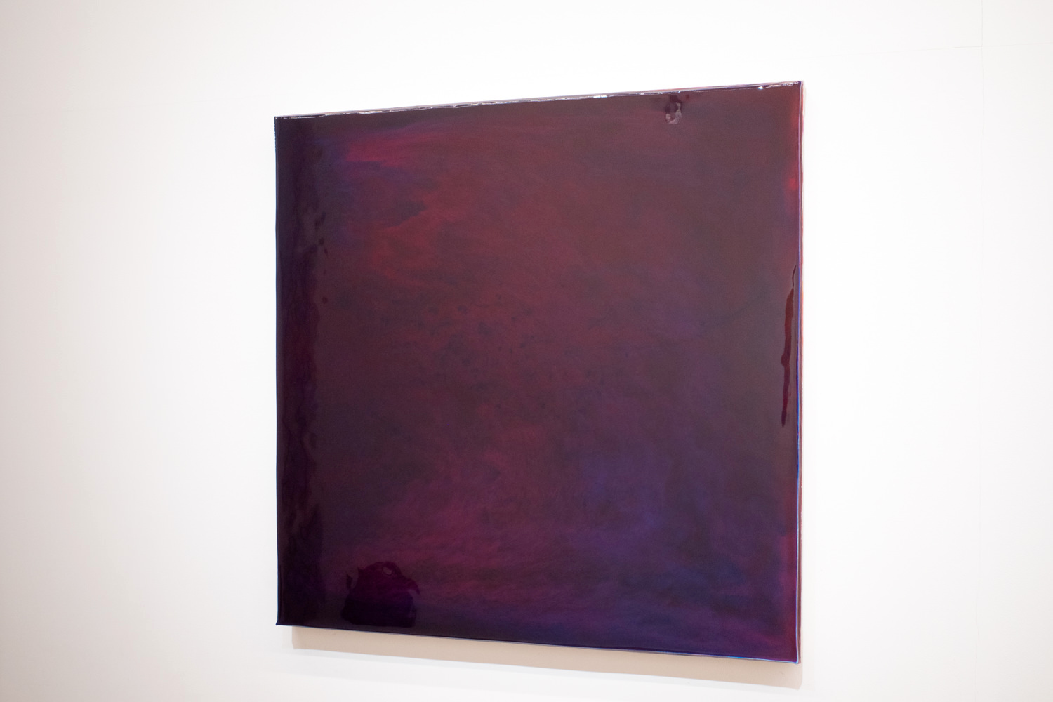 大庭大介《Untitled》2019年 アクリル、麻、パネル