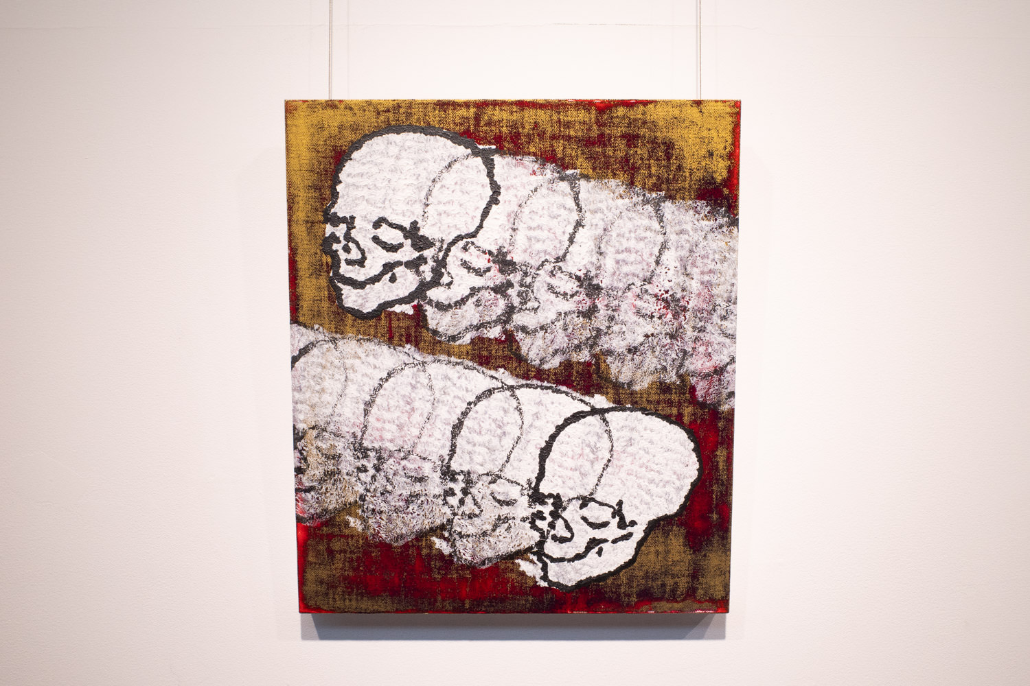 山本捷平 ≪Reiterate-skull gold red-≫ 2019年