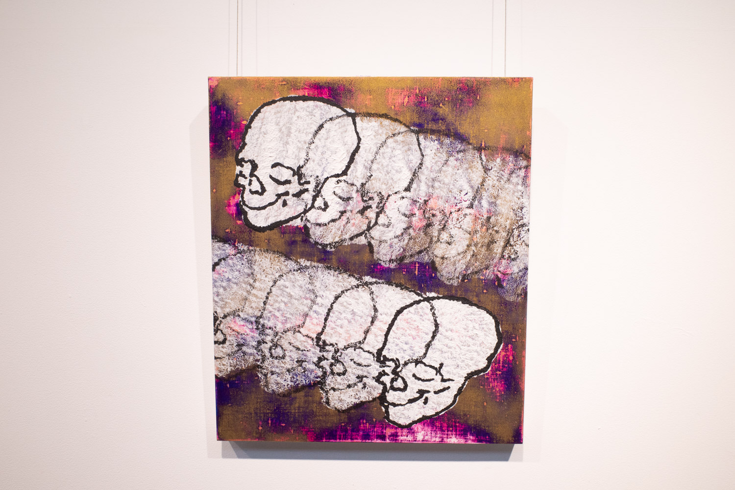 山本捷平 ≪Reiterate-skull gold purple-≫ 2019年