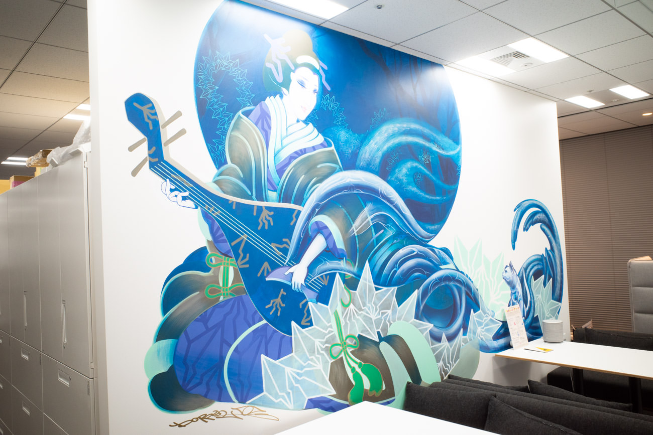 DOPPEL≪弁天と猫≫2019年 296×450cm