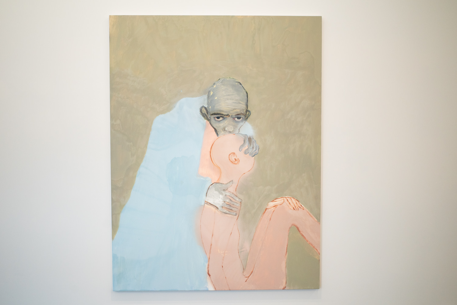 ≪Curtain Ⅱ≫2019年 Oil and watercolor on canvas