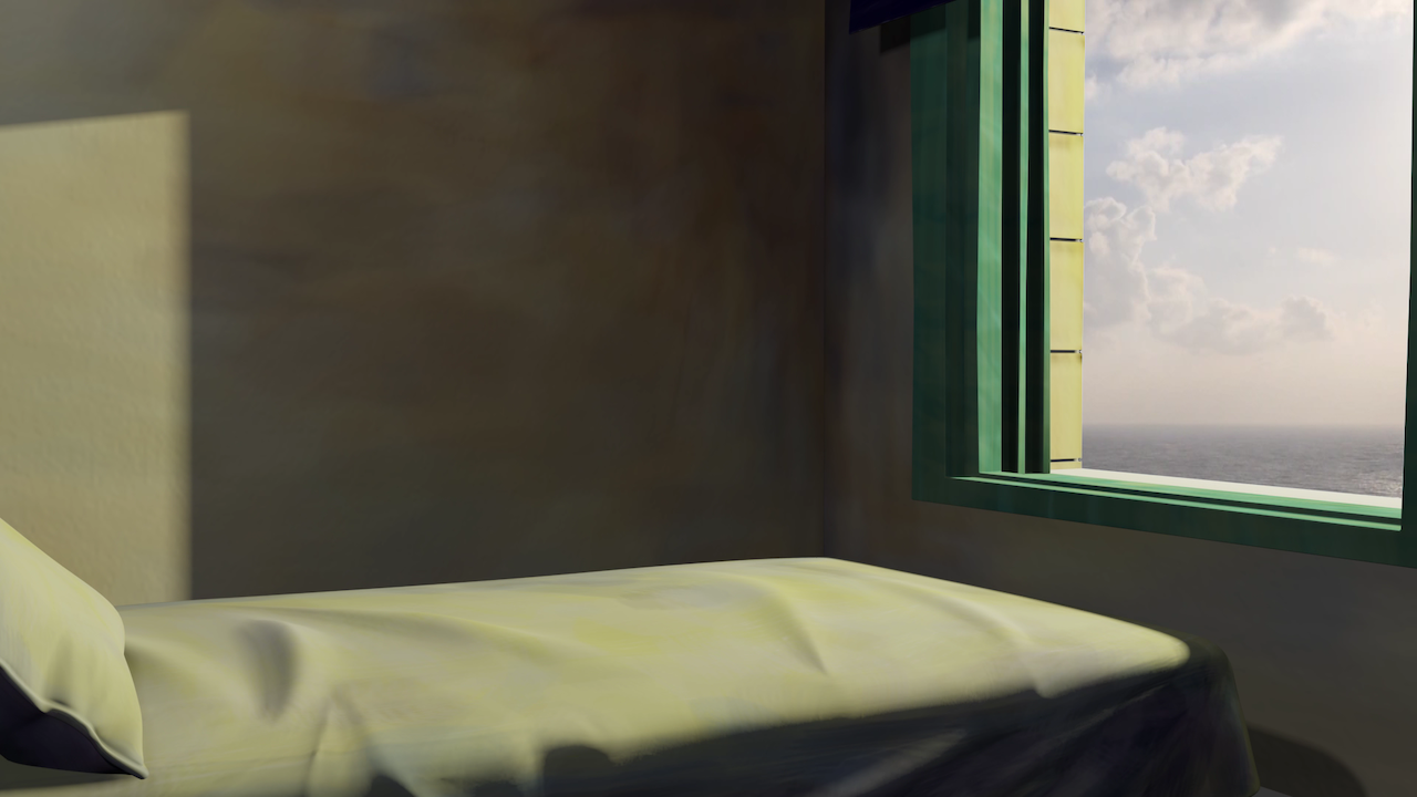 程廷柱《Morning Sun》3D animation 2019 Courtesy of Gallery Chosun