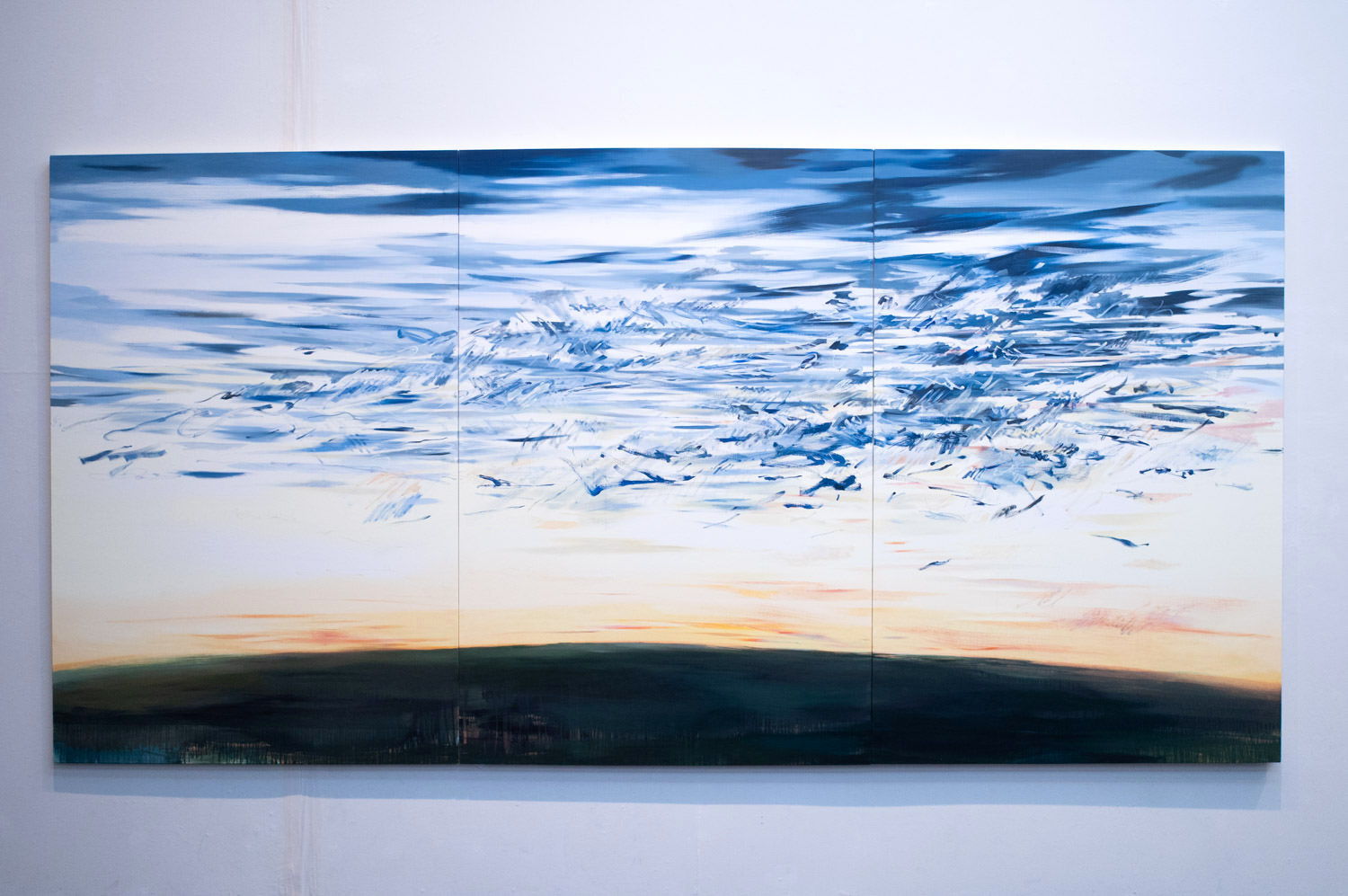 Reina Sanpei, "Landscape," oil on canvas