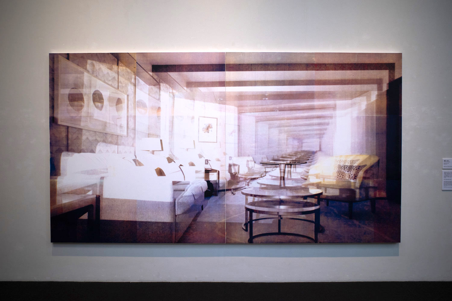 Masahiro Masuda, "Moment' #37," silkscreen, acrylic, gesso, wood panel, canvas