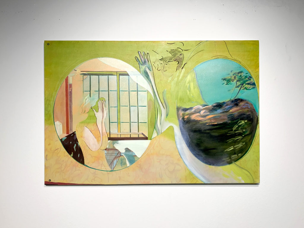 山下紘加《Untitled》 2016 年 Oil on canvas 97 x 145.3 cm