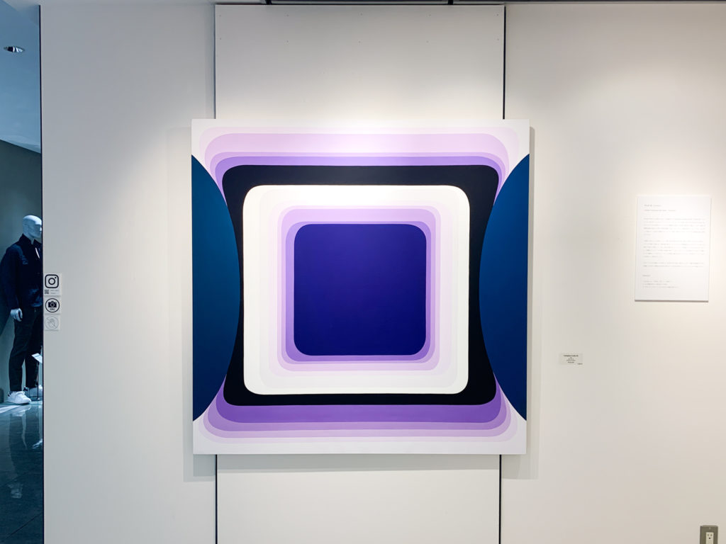 坪山斉《Complex Code#2》キャンバスにアクリル絵具 2019年