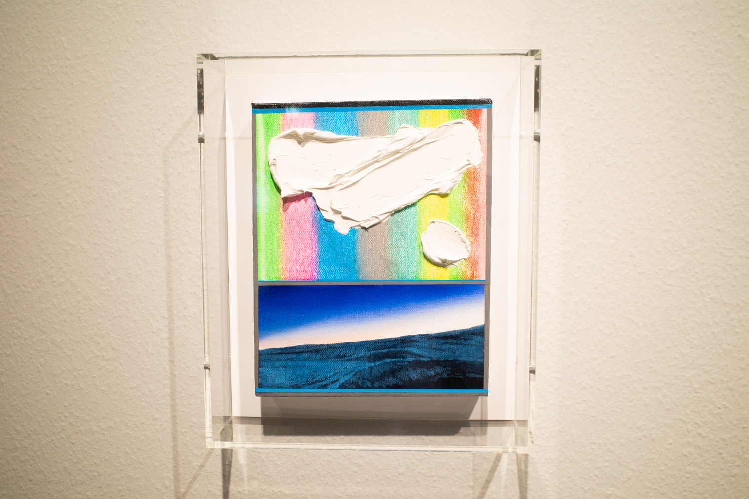 猪瀬直哉《Dream scape - Silence -》 2020年 Acrylic, Oil on Canvas 25.5x20.4cm (Framed 31.4x26.3cm)