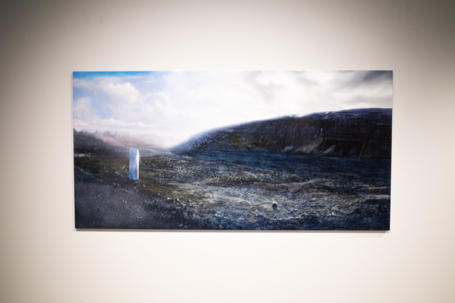 猪瀬直哉《Romantic depression》 2020年 Oil, Acrylic on Aluminium panel 105.2x210cm